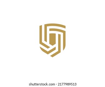 Shield Security Logo Concept sign icon symbol Design . Vector illustration logo Template Design