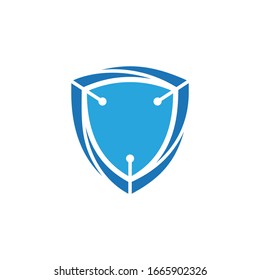 Shield Security Logo Design Shielding Technology Stock Vector (Royalty ...