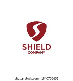 Shield Security Logo .Initial Letter S Vector.Protect Symbol Design