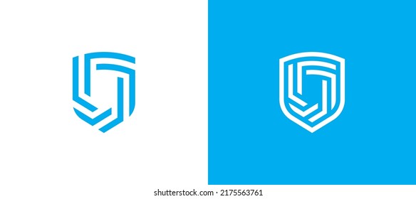 Shield Security Logo sign icon symbol Design. Vector illustration logo template