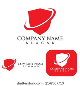 Shield Security  Logo Template vector icon illustration 