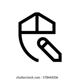 Shield, security mini line, icon, background and graphic. The icon is black and white, linear  flat, vector, pixel perfect, minimal, suitable for web and print. 