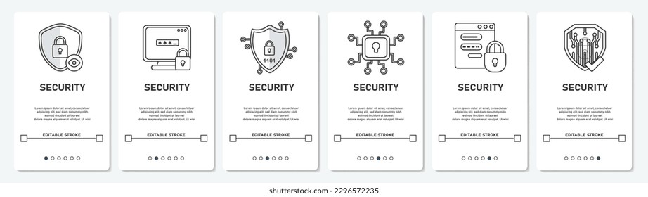 Shield Security With Padlock and Key Logo Banner Icon Menu