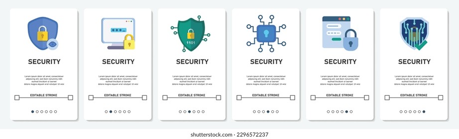 Shield Security With Padlock and Key Logo Banner Icon Menu