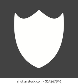 Shield, security, shape icon vector image. Can also be used for shapes and geometry. Suitable for use on web apps, mobile apps and print media.