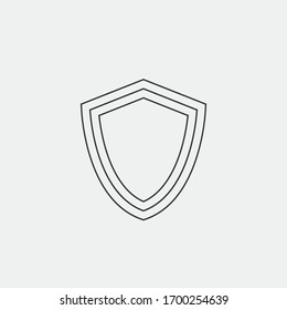 shield security vector icon protection