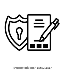 shield with seo icons in white background vector illustration design