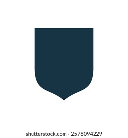 Shield Shape Icon Vector Template