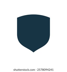 Shield Shape Icon Vector Template