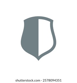 Shield Shape Icon Vector Template