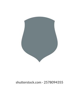 Shield Shape Icon Vector Template