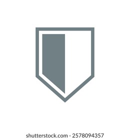Shield Shape Icon Vector Template