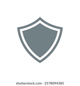 Shield Shape Icon Vector Template