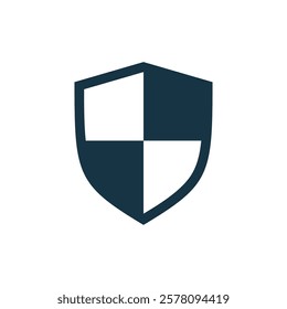 Shield Shape Icon Vector Template
