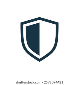 Shield Shape Icon Vector Template