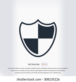 Shield sign icon