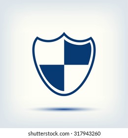 Shield sign icon