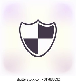 Shield sign icon