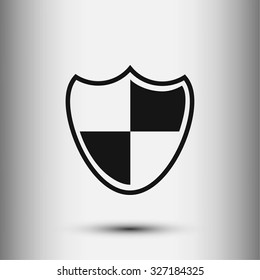 Shield sign icon