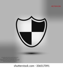 Shield sign icon