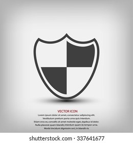 Shield sign icon