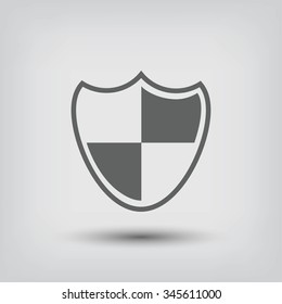 Shield sign icon