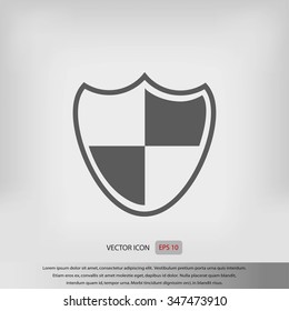 Shield sign icon