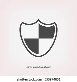 Shield sign icon