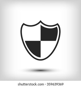 Shield sign icon