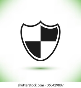 Shield sign icon