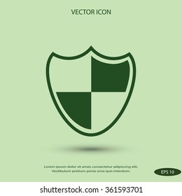 Shield sign icon