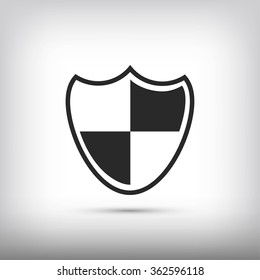Shield sign icon