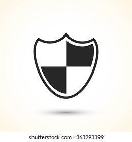 Shield sign icon