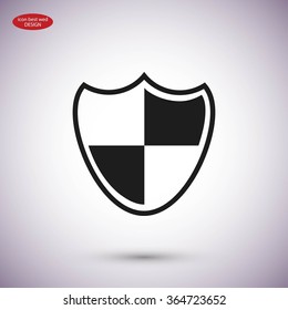 Shield sign icon
