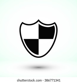 Shield sign icon