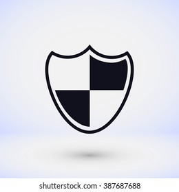 Shield sign icon