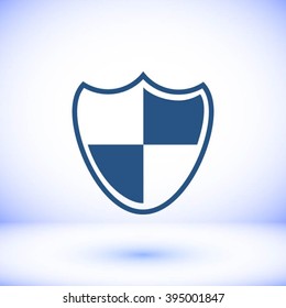 Shield sign icon