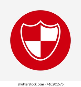Shield sign icon