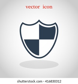 Shield sign icon