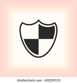 Shield sign icon