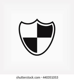 Shield sign icon