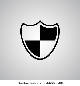 Shield sign icon