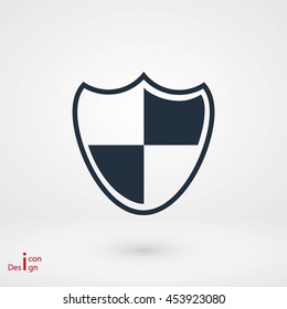 Shield sign icon