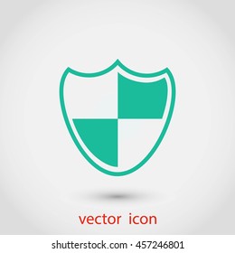 Shield sign icon