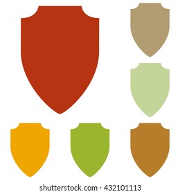 Shield sign illustration