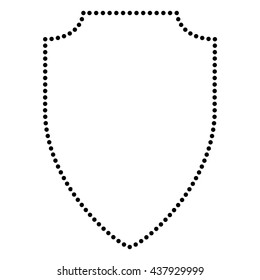 Shield sign illustration