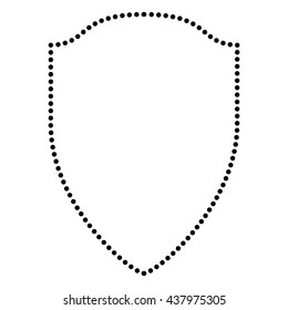Shield sign illustration