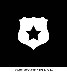 Shield sign vector icon Shield sign vector icon
