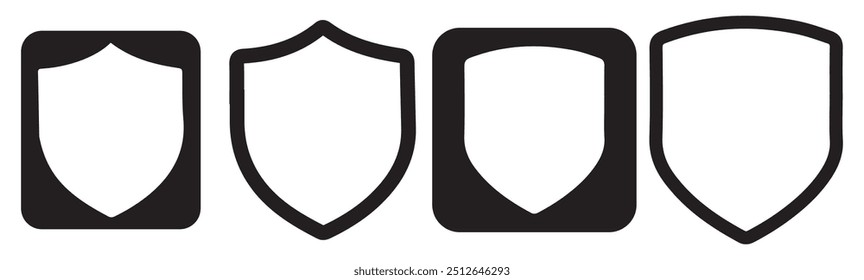 shield sign vector illustration eps 10