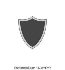 Shield silhouette, logo, icon